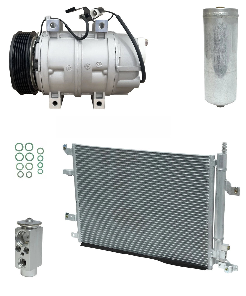 AC Compressor Kit With Condenser for Volvo S80 2.5L Turbo (2005–2006)