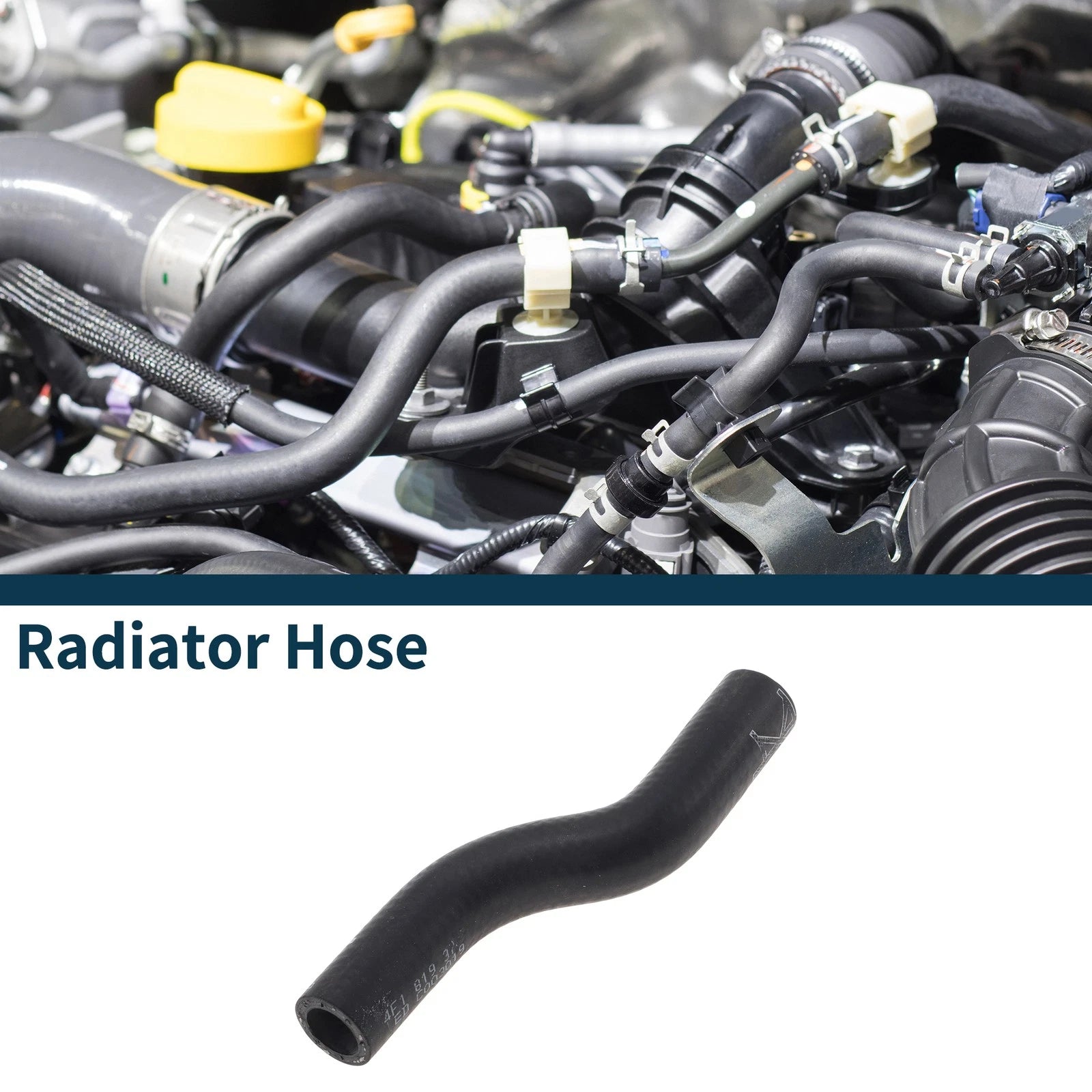 Radiator Hose for Audi A6 3.2L (2006–2011) 4F1819372N Rubber Heater Hose