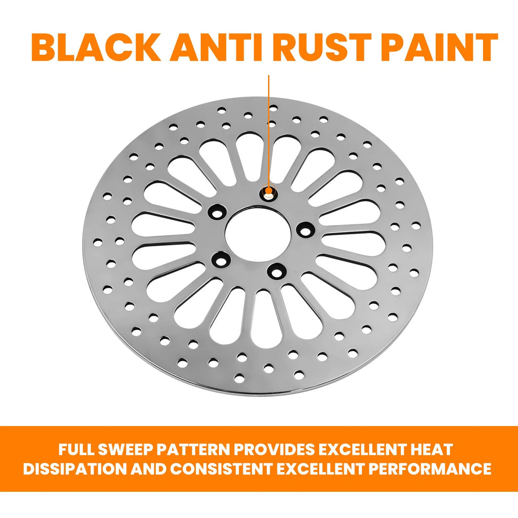 11.8" Front Brake Rotor for Harley Davidson Dyna  Rust Resistant