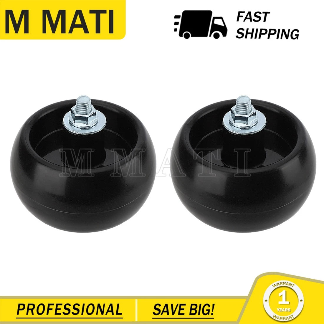 2Pcs Deck Wheel Kit for Snapper Pro Ferris Simplicity (1500) 1714760 210-043 12060