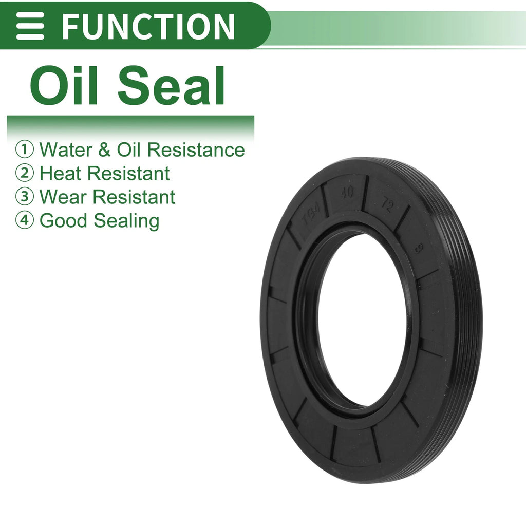 Oil Seal   - NBR Rubber 40x72x8mm High Pressure