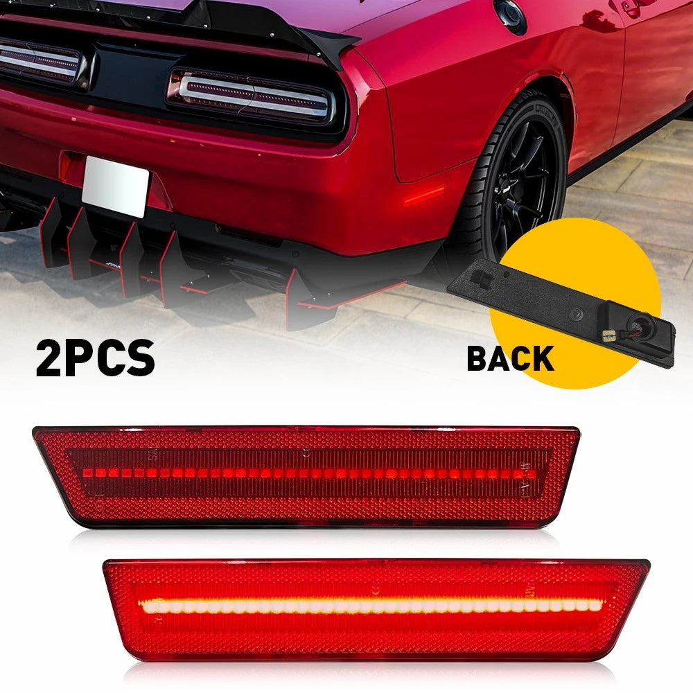 Pair LED Side Marker Lights for Dodge Charger (2011–2014)