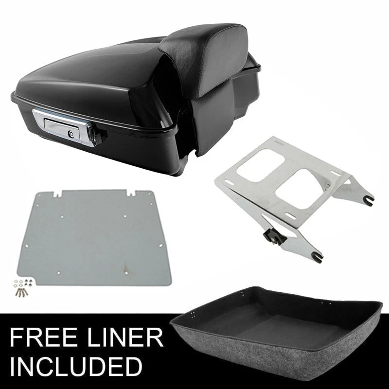 Chopped Trunk Backrest Rack Plate for Harley Electra Street Glide (2014–2026)