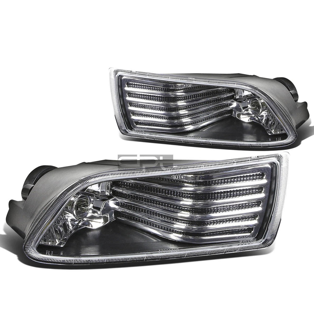 Fog Lights for Scion TC (2004–2010) OE RH + LH, Clear Lens, Black