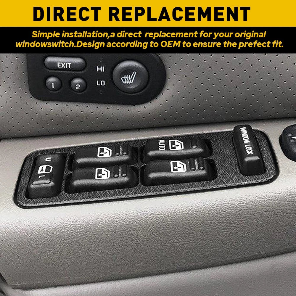 Window Control Switch for Chevy Silverado 1500 HD (2000–2002)