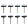 8X Furniture Gliders with M6 Thread for Carpet Laminate PVC Floors