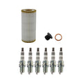 Wix Engine Oil Filter & NGK 6 Iridium IX Spark Plugs for Audi A6 Quattro (2005–2011)