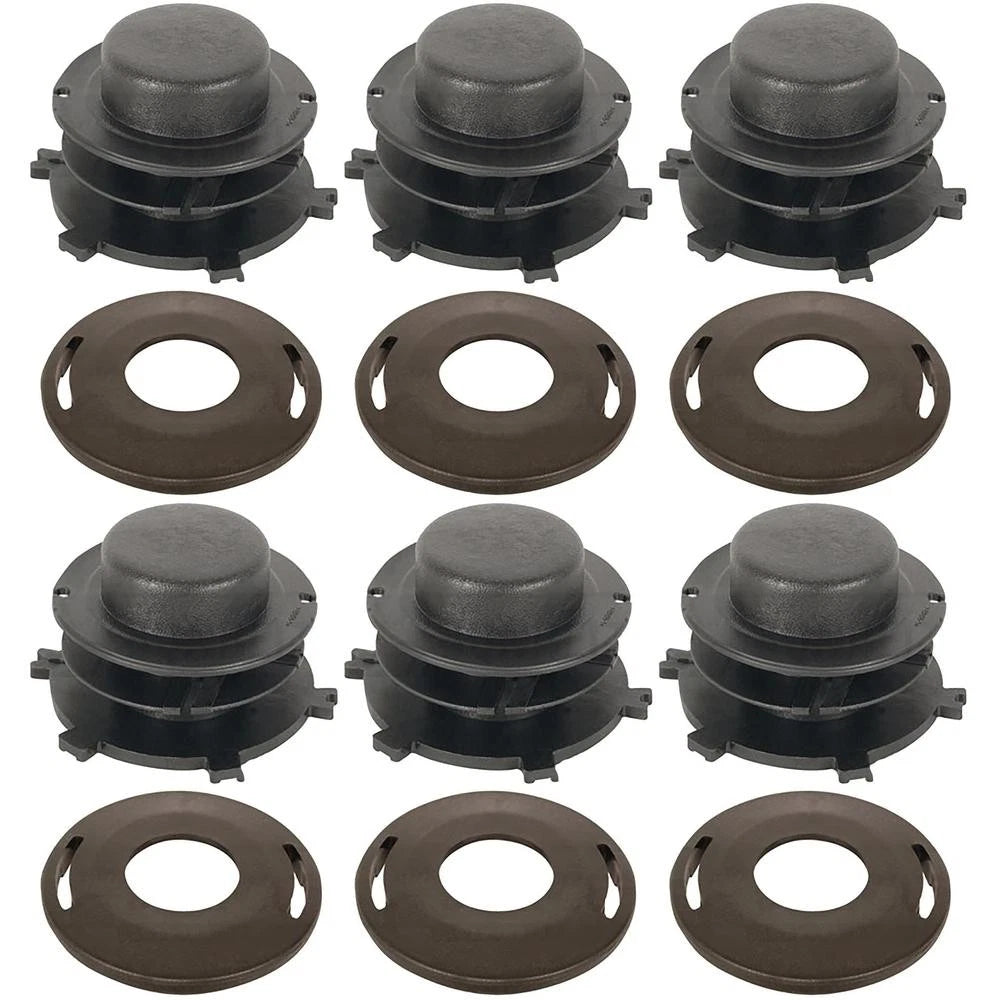 6 pk Trimmer Head Spool Cap for Stihl FS 100 110 120 130 44 55 80 83 (–)