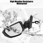 5 Pin Left Side Exterior Door Mirror Assembly for Honda Civic (2016–2020)