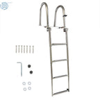 4 Step Stainless Steel Telescoping Boat Ladder