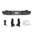Black Steel Rear Step Bumper for Chevrolet Tahoe Suburban GMC Yukon (2000–2006)