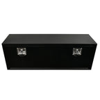 Underbody Trailer Tool Box for Pickup Truck (48''×14''×16'', Black Steel)
