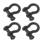 Set of 4 Bow-Shaped D-Ring Shackles for Off-Road Vehicles (YYYY–YYYY)