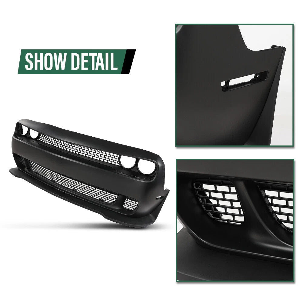 Hellcat Style Front Bumper Body Kit for Dodge Challenger (2015–2023)