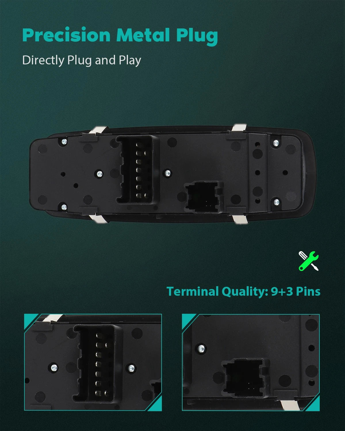 Front Driver Side Master Power Window Switch for Ram 1500 2500 3500 (2011–2012)