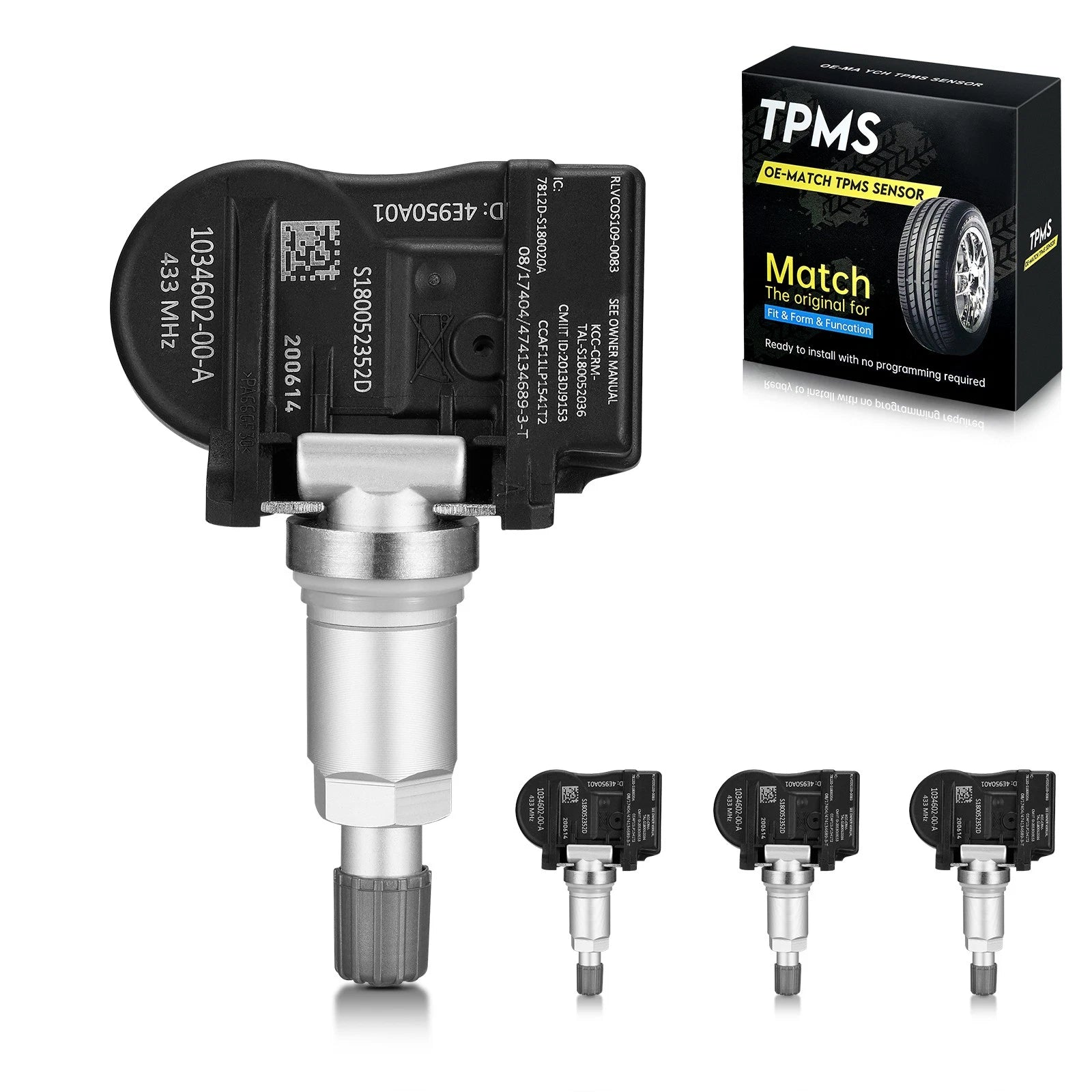 TPMS Sensor for Tesla Model S X (2016–2020) 433MHz Tire Pressure