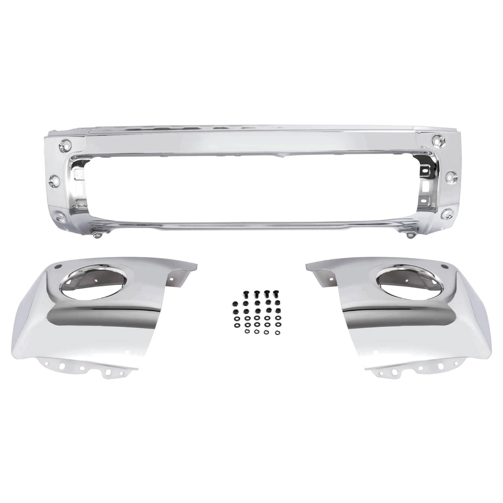 Chrome Front Bumper Cover for Toyota Tundra (2007–2014)