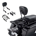 Sissy Bar Backrest Luggage Rack Docking Kit for Harley Touring (2014–2025)