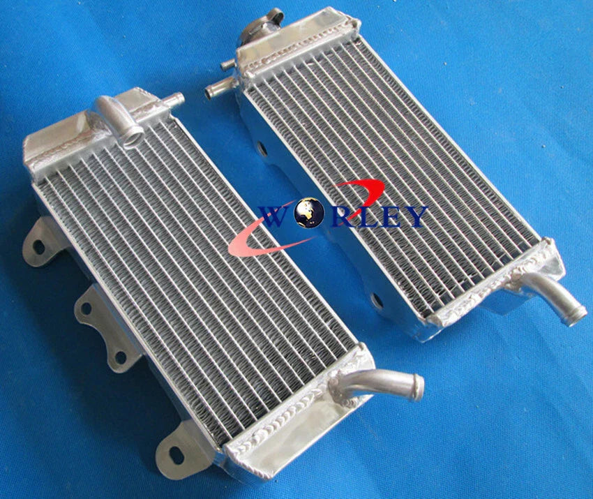 Aluminum Radiator & Red Hose Kit for Yamaha YZF450 YZ450F (2007-2009)