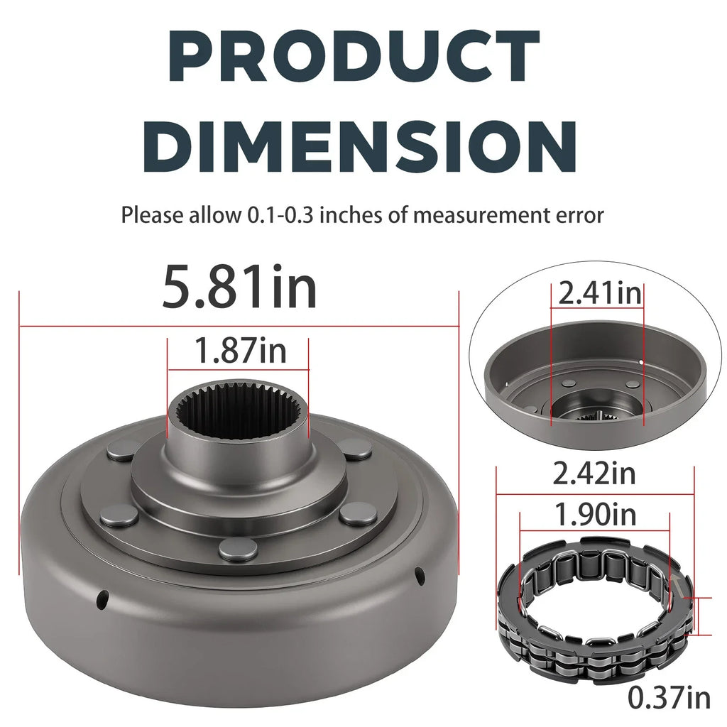 Out Clutch Housing Bearing for Honda Rancher 420 (2007–2024)