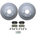 Rear Brake Kit Set of 4 for Regal Malibu (2014–2020) - 292mm Solid Rotors, Bosch Ceramic Pads