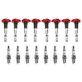 Set of 8 Ignition Coils & NGK Iridium IX Spark Plugs for Audi Porsche VW V8