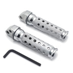 Chrome Rear Foot Pegs for Suzuki GSXR 600 750 TL1000S DR-Z400SM (1997–1999)