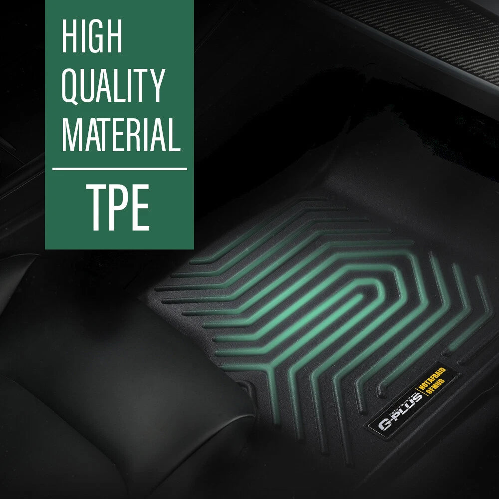 All Weather TPE Floor Mats for Jeep Gladiator (2020–2025)