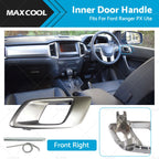 Dark Chrome Front Right Inner Door Handle for Ford Ranger (2011–2023)