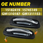 2X Front Exterior Door Handle for Silverado GMC Sierra 1500 2500 3500 (1999–2006)