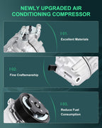 A/C Compressor for Audi A3 (2015–2018), TT Quattro (2004–2013), Q3