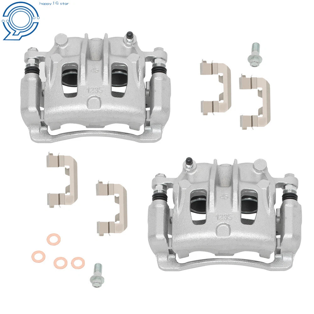 Set of 2 Brake Calipers with Bracket for Hyundai Santa Fe (2007-2016)