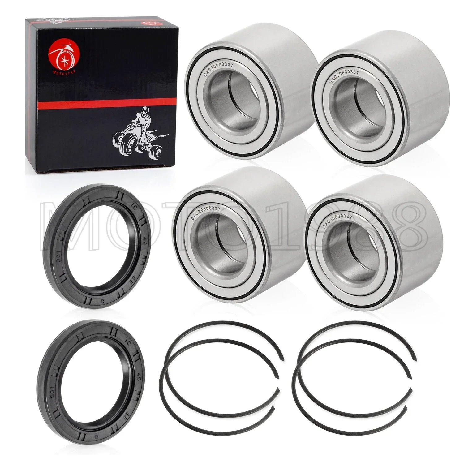 4x Wheel Bearings & Seals for Can-Am Defender Max HD10 XMR (2019–2022)