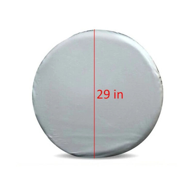 Set of 4 Wheel Tire Covers for RV Truck Camper Trailer (27-29 Inch Diameter)