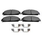 Set of 4 Akebono ProACT Front Ceramic Brake Pads for Dodge 200 300 Challenger Charger Magnum (2005–2010)