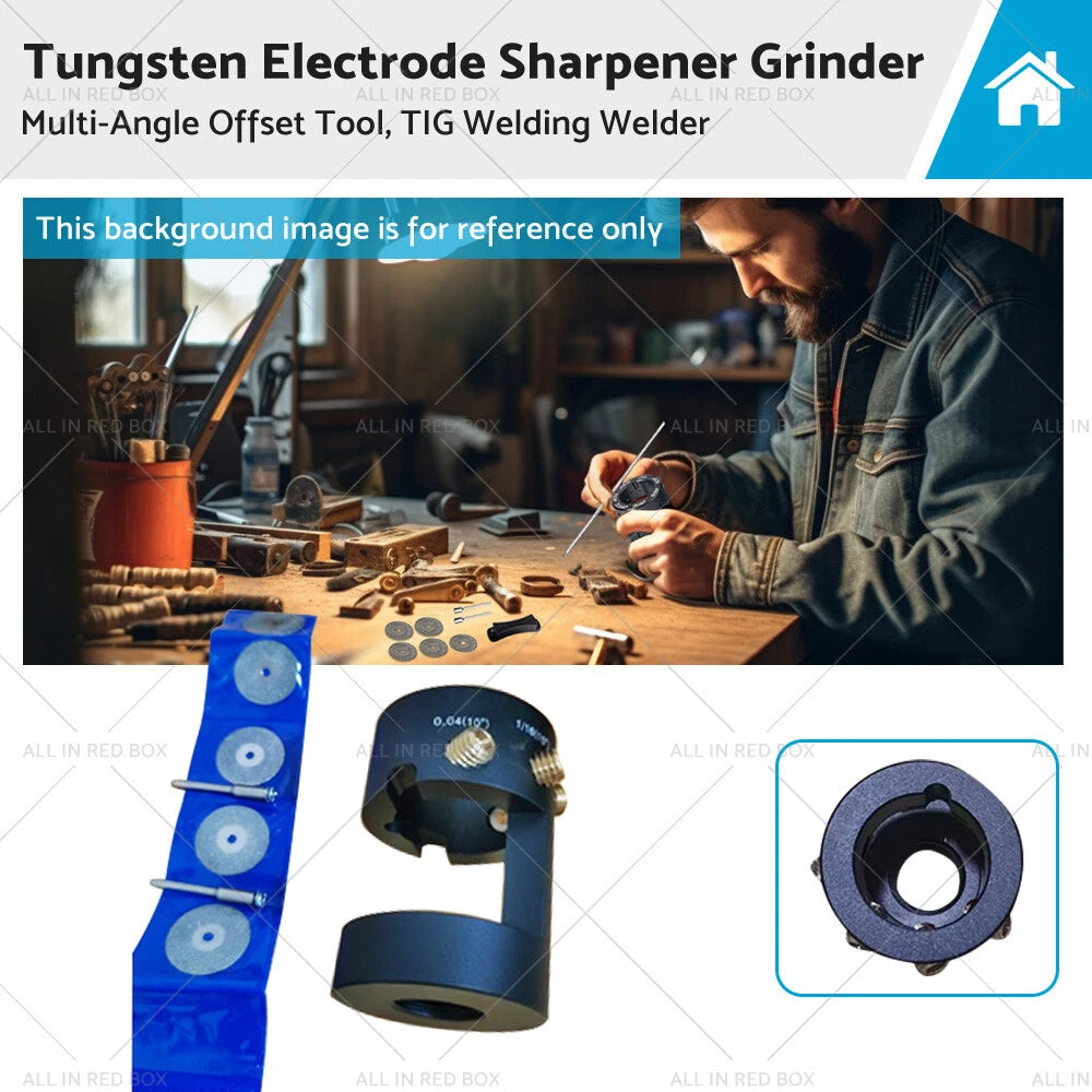 Tungsten Electrode Sharpener for TIG Welding (Multi-Angle Offset Tool)