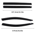 Set of 4 Window Visors for Honda Odyssey (2018–2023)