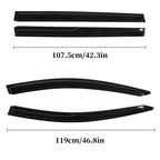 Set of 4 Window Visors for Honda Odyssey (2018–2023)