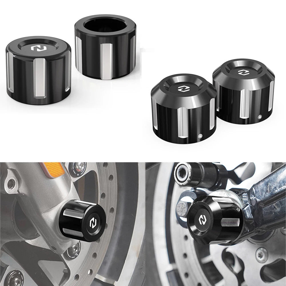 Axle Nut Covers Caps for Harley Road King FLHR Classic FLHRC (1994–2023)