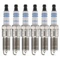 Set of 6 Spark Plugs for Chrysler VW Dodge Jeep V6 (Bosch Double Iridium 9661)