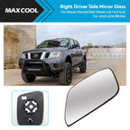 Right Driver Side Mirror Glass for Nissan Navara D40 (2005–2015)