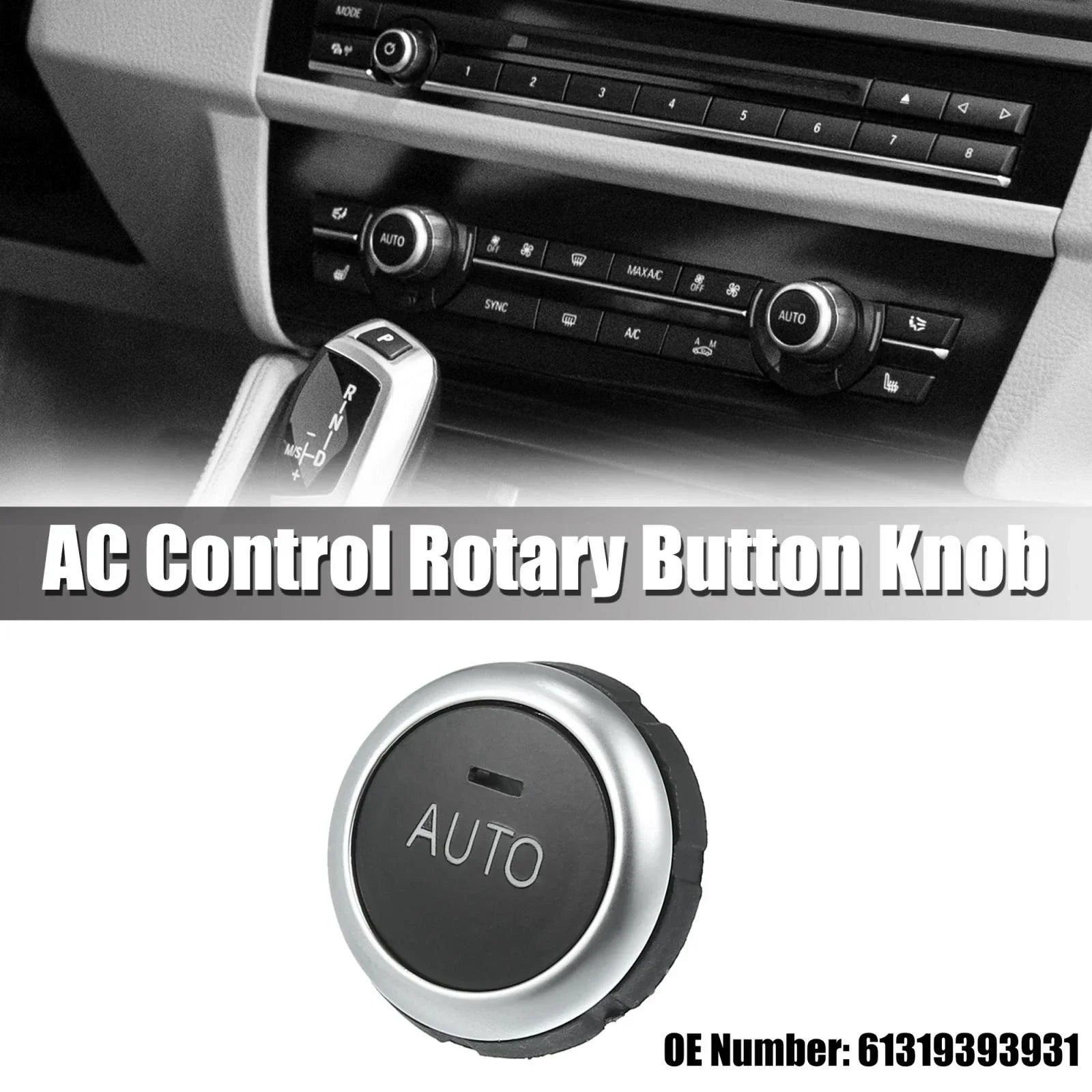 HVAC Air Conditioner Control Switch Knob for BMW 5 Series X5