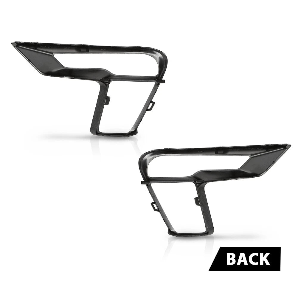 Set of 2 Front Bumper Fog Light Bezels for Ford Explorer (2018–2019)
