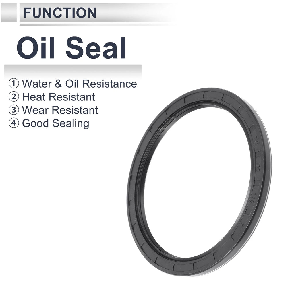 Set of 5 Oil Seal Rotary Shaft Seal for Various Models (90x110x7mm)
