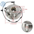 2X Front Wheel Bearing Hub Assembly for Ram 2500 3500 4WD (2012–2013) 8-Lug 515148