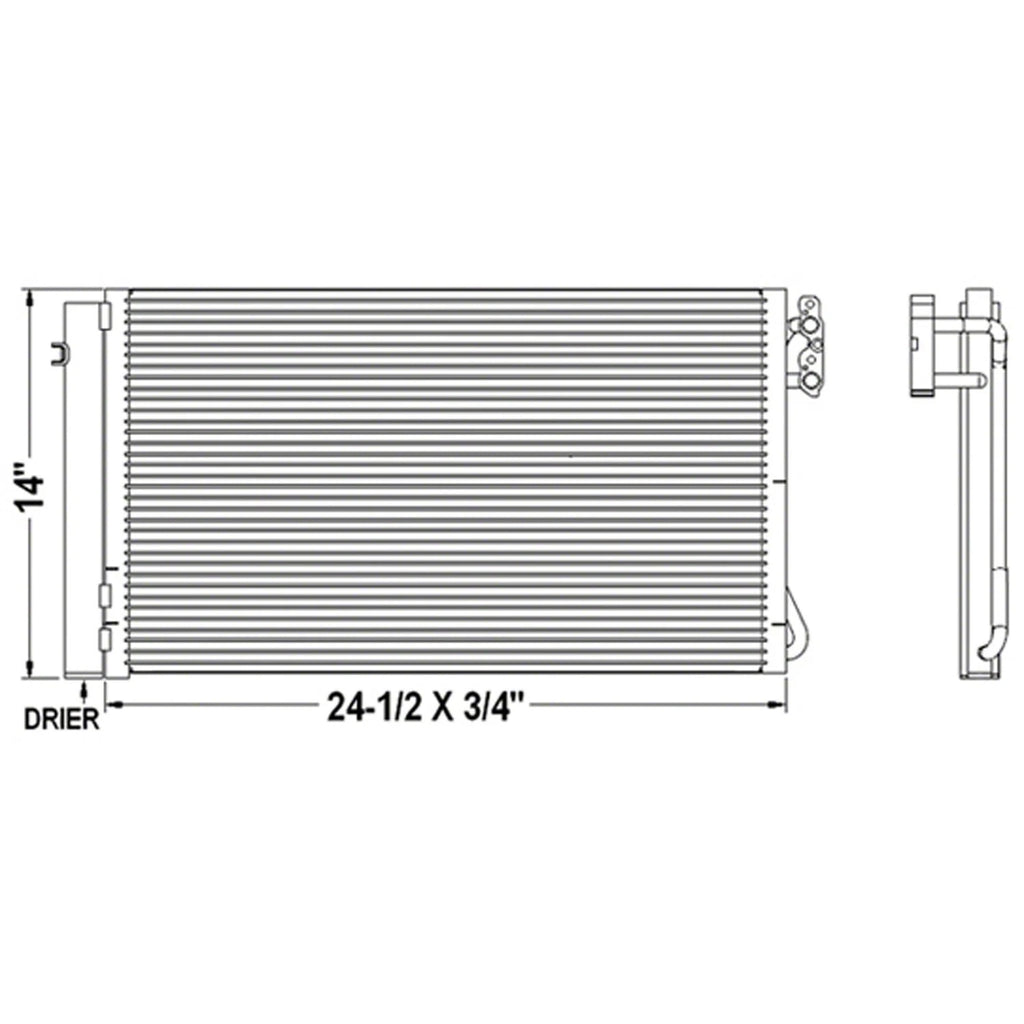 Replacement Condenser Stock Repair Part - CND3739 (See compatibility Chart)