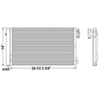 Replacement Condenser Stock Repair Part - CND3739 (See compatibility Chart)