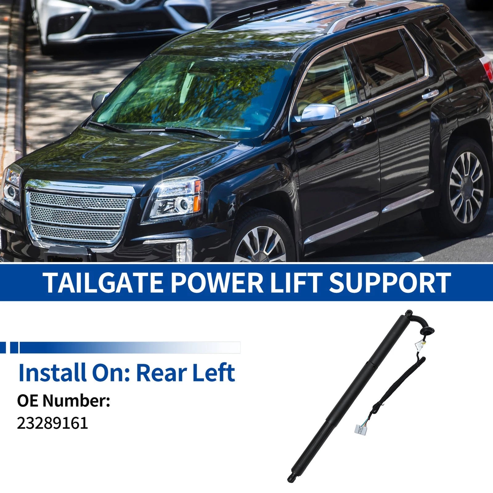 Rear LH Tailgate Power Lift Support for Chevrolet Equinox (2016–2017) No.23289161