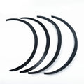4x Rubber Wheel Eyebrow Protector Fender Lip Trim Set for Car