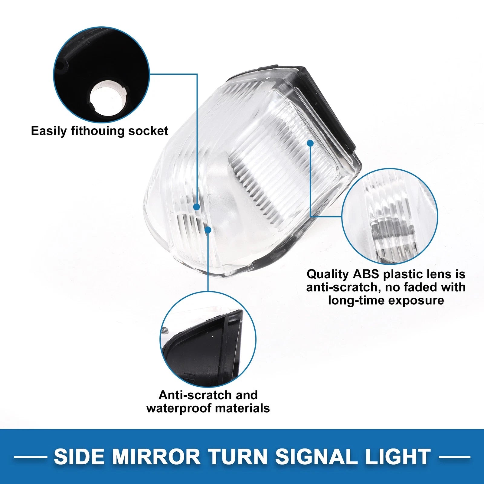 LED Turn Signal Light Left No.BK2113B382AB for Ford Transit Custom (2013–2023)